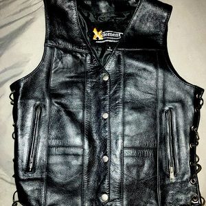 Leather Motorcycle/Biker Vest